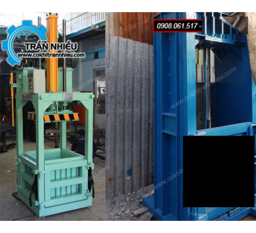 Máy ép kiện thủy lực - Cơ Khí Trần Nhiều